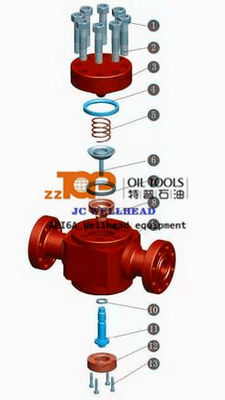 AISI 4130 شیر فلکه اتصال شیر چاه سوپاپ نوع بررسی